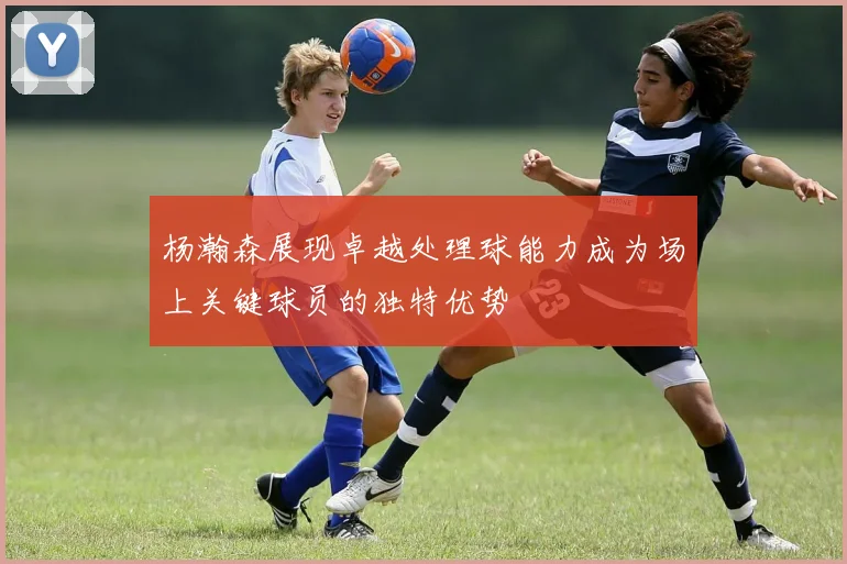 杨瀚森展现卓越处理球能力成为场上关键球员的独特优势